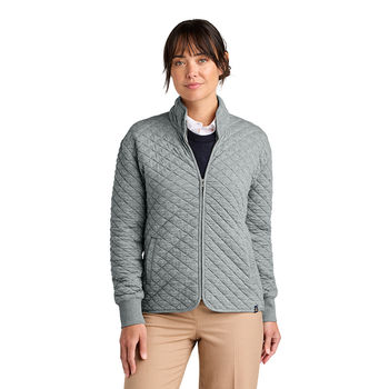 *NEW* Brooks Brothers&reg; Women’s Diamond Quilted Full-Zip Jacket