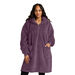 *NEW* Plush Poncho with a Generous Hood , Patch Pockets and a Drop Tail Hem is Perfect for Lounging Around the House