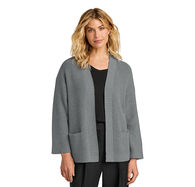 *NEW* Womens Fashion-Forward Textured Open Cardigan with a Half-Shaker Stitch