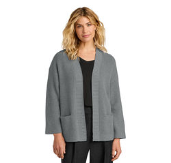 *NEW* Women’s Fashion-Forward Textured Open Cardigan with a Half-Shaker Stitch