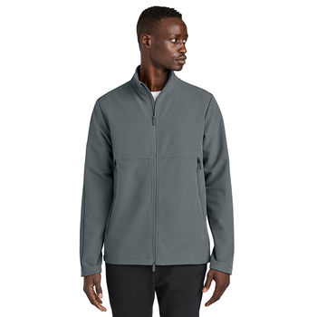*NEW* Nike&reg; Men’s Full-Zip Water-Repellant Soft-Shell Jacket is a Great Layer for Almost Any Weather