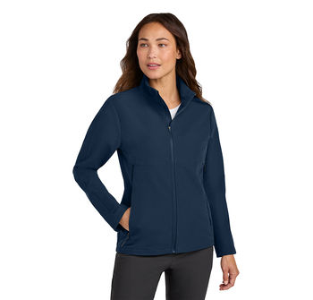 *NEW* Nike&reg; Women’s Full-Zip Water-Repellant Soft-Shell Jacket is a Great Layer for Almost Any Weather