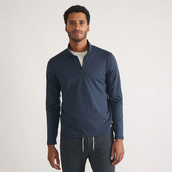 *NEW* Marine Layer &reg; Men's Re-spun Sport Quarter Zip