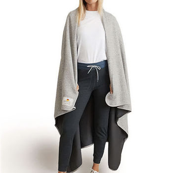 *NEW* Marine Layer&reg; 50" x 72" Signature Blanket Made from Absurdly Soft Sherpa and Lined with Marine Layer® T-Shirt Fabric