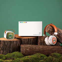 *NEW* Audio-Enthusiast Kit with Retail-Look Earth-Friendly Bluetooth Headphones and Speaker