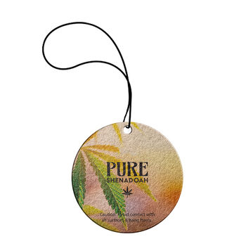 *NEW* 2-Sided Full-Color Circle-Shaped Air Freshener - Choose from 7 Pleasing Fragrances 