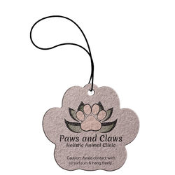 *NEW* 2-Sided Full-Color Paw-Print-Shaped Air Freshener - Choose from 7 Pleasing Fragrances 