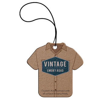 *NEW* 2-Sided Full-Color T-Shirt-Shaped Air Freshener - Choose from 7 Pleasing Fragrances 