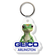 *NEW* Custom Shape Die-Cut Flexible Vinyl Key Tag Printed in Full Color is Great for School Mascots
