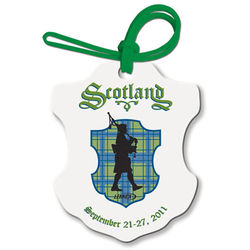 *NEW* Custom Shape Die-Cut Flexible Vinyl Luggage/Bag Tag Printed in Full Color