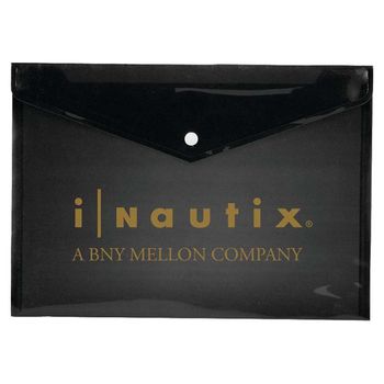 Letter-Size Document Folder with Snap Closure