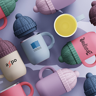 *NEW* 12 oz Hat Tumbler (Beanie or Baseball Cap) in a Retail Gift Box - Copper Insulated with Ceramic-Inner Coating to Eliminate Metal Taste