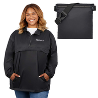 Adult Anorak Made from Recycled, Water-Repellent Nylon Folds Into a Fanny Pack! 