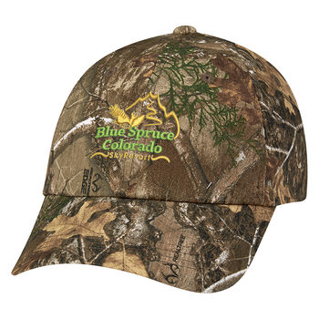 *NEW* Realtree&reg; and Mossy Oak&reg; Unstructured Camouflage Cap with Pre-Curved Visor and Adjustable Sliding Buckle Back