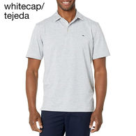 *NEW* Vineyard Vines&trade; Men's Heathered Winstead Stripe Sankaty Polo