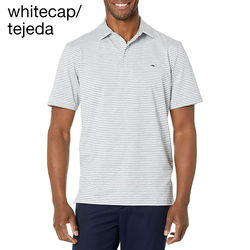 *NEW* Vineyard Vines&trade; Men's Heathered Winstead Stripe Sankaty Polo