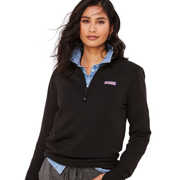 *NEW* Vineyard Vines&trade; Women's Dreamcloth Relaxed Shep Quarter-Zip