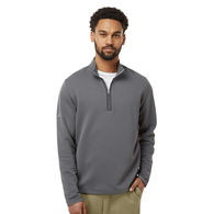 *NEW* Adidas&reg;�Men's Spacer-Knit Stripe�Construction Quarter-Zip Pullover�Made from 100% Recycled Polyester