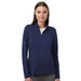 *NEW* Adidas&reg; Women's Textured Stripe-Look Quarter-Zip Pullover Made from Recycled Polyester&nbsp;