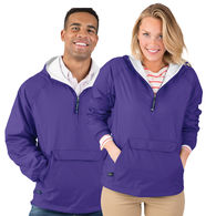 Charles River&reg; ADULT Classic Nylon Pullover Jacket with Cotton Flannel Lining - SOLIDS
