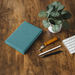 6" x 8.25" Pantone Color Matched Full-Grain Napa Leather Notebook with 160-Page Recycled Paper Fill
