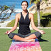 *NEW* Single-Layer, Full-Color, Edge-to-Edge Printed Yoga Mat with Microfiber Face and Natural Rubber Padding