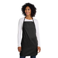 *NEW* Medium-Weight Full-Length Poly/Cotton Apron with Two Patch Pockets, Pen Pocket