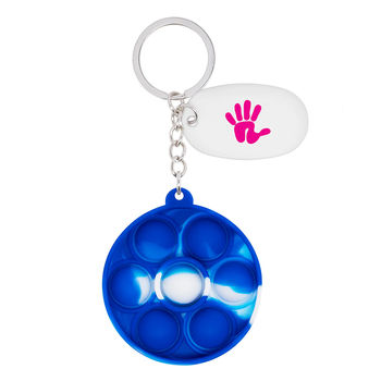 *NEW* Round Push & Pop Fidget Sensory Keychain
