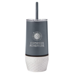 *NEW* Swannies&reg; 22 oz Golf-Themed Vacuum-Insulated Tumbler with "True Taste" Ceramic Inner Coating is a Perfect Golf Event Gift