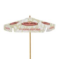 *NEW* Outdoor Market Umbrella -Best- 7' Wood Frame with Valance All-Over Full Color Graphics