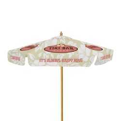*NEW* Outdoor Market Umbrella -Best- 7' Wood Frame with Valance All-Over Full Color Graphics