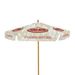 *NEW* Outdoor Market Umbrella -Best- 7' Wood Frame with Valance All-Over Full Color Graphics