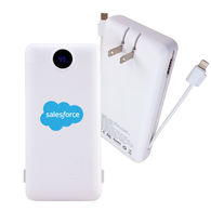 *NEW* 20,000 mah Power Bank with Integrated Charging Cables and Built-In AC Wall Plug in Retail Packaging is a Perfect Gift for Busy Professional�Travelers