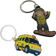 *NEW* Custom Shape Soft, Flexible PVC Keychains and Zipper Pulls