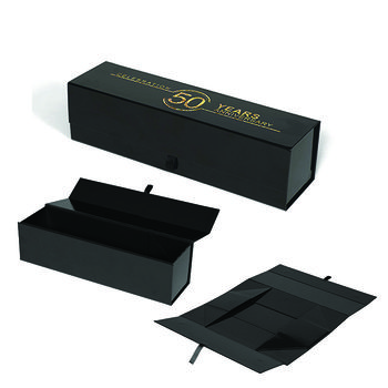 *NEW* 13.5" x 3 .5" Magnetic Closure Rectangle Gift Box with a Foil Imprint