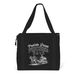 *NEW* 18" x 15" Gusseted 14 oz Heavyweight Deluxe Canvas ZIPPERED Tote with Two Exterior Side Pockets and Longer 32" Handles