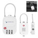 *NEW* TSA-Approved Luggage Lock with Reinforced Metal Cable Allows you to Set Your Own 3-Digit Combination
