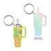 *NEW* Flat Acrylic Key Tag Shaped Like Popular 40 oz Handled Tumblers