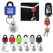 *NEW* Patented Clippable Key Tag with Split Ring Attachment Clips to Belts, Bags and Pockets
