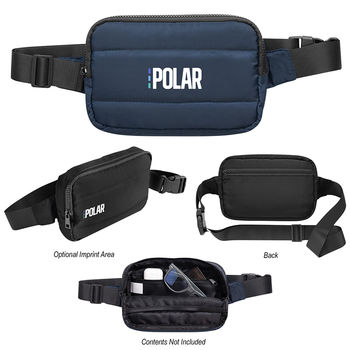 *NEW* 9" x 6" Puffer Belt or Sling Bag with Memory Fabric Feel