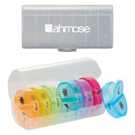 *NEW* 7-Day Pill Organizer with AM PM Compartments and Removable Travel Sections -�
