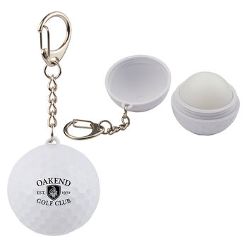 *NEW* Golf Ball SPF15 Lip Balm Keychain