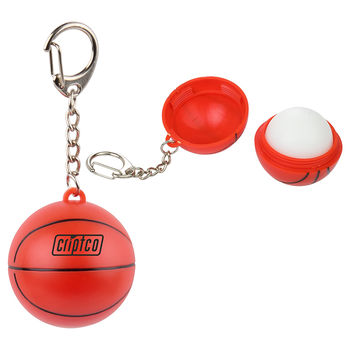 *NEW* Basketball SPF15 Lip Balm Keychain