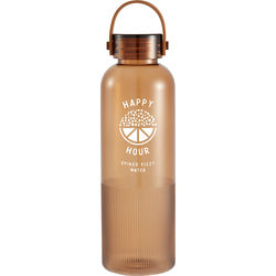 *NEW* 24 oz Elegant Lightweight Recycled Sports Bottle with Eye-Catching Prismatic Design, Leakproof Lid and Carry Loop