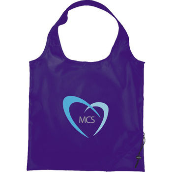 *NEW* 15" x 15" Foldaway Reusable Shopper Tote Bag with Drawstring Storage Pouch