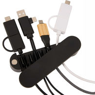 *NEW* Desktop Magnetic Cable Holder with Adhesive Backing for Cord Management is Perfect for Remote Workers