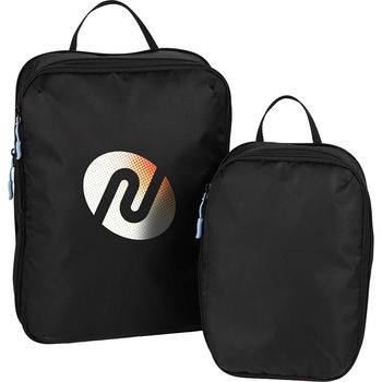 *NEW* Set of 2 Compression Packing Cubes Made from Recycled Ripstop Nylon Help You Stay Organized While You Travel