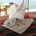 Shawl Collar Robe & Slippers Gift Set