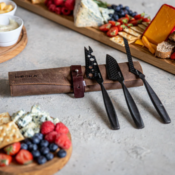 *NEW* Boska&reg; Monaco+ Dark Cheese Knife Set Perfect for Parties, Cosplay as a Cheesemonger, and More!