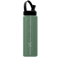 *NEW* 26 oz Dishwasher-Safe Water Bottle with Flip Straw Lid, Swivel Handle with a 3D Embossed Logo